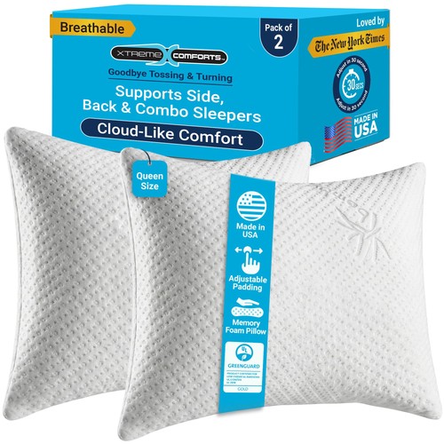 Memory foam pillow queen - memory,