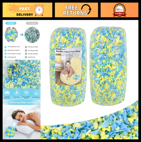 10lbs shredded memory foam - 10lbs,